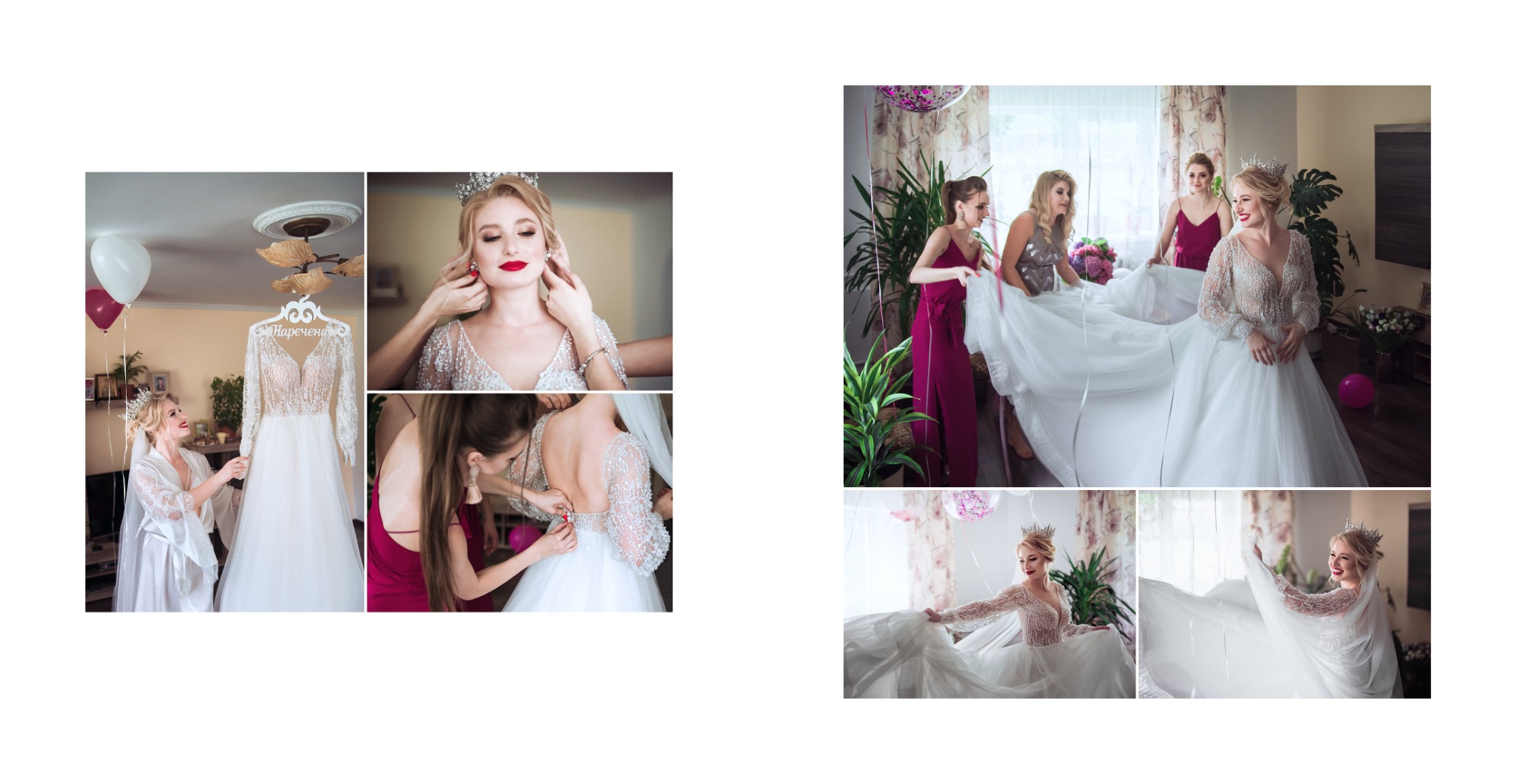 Fotografia ślubna — rozkładówka albumu 8 — Fotogłos
