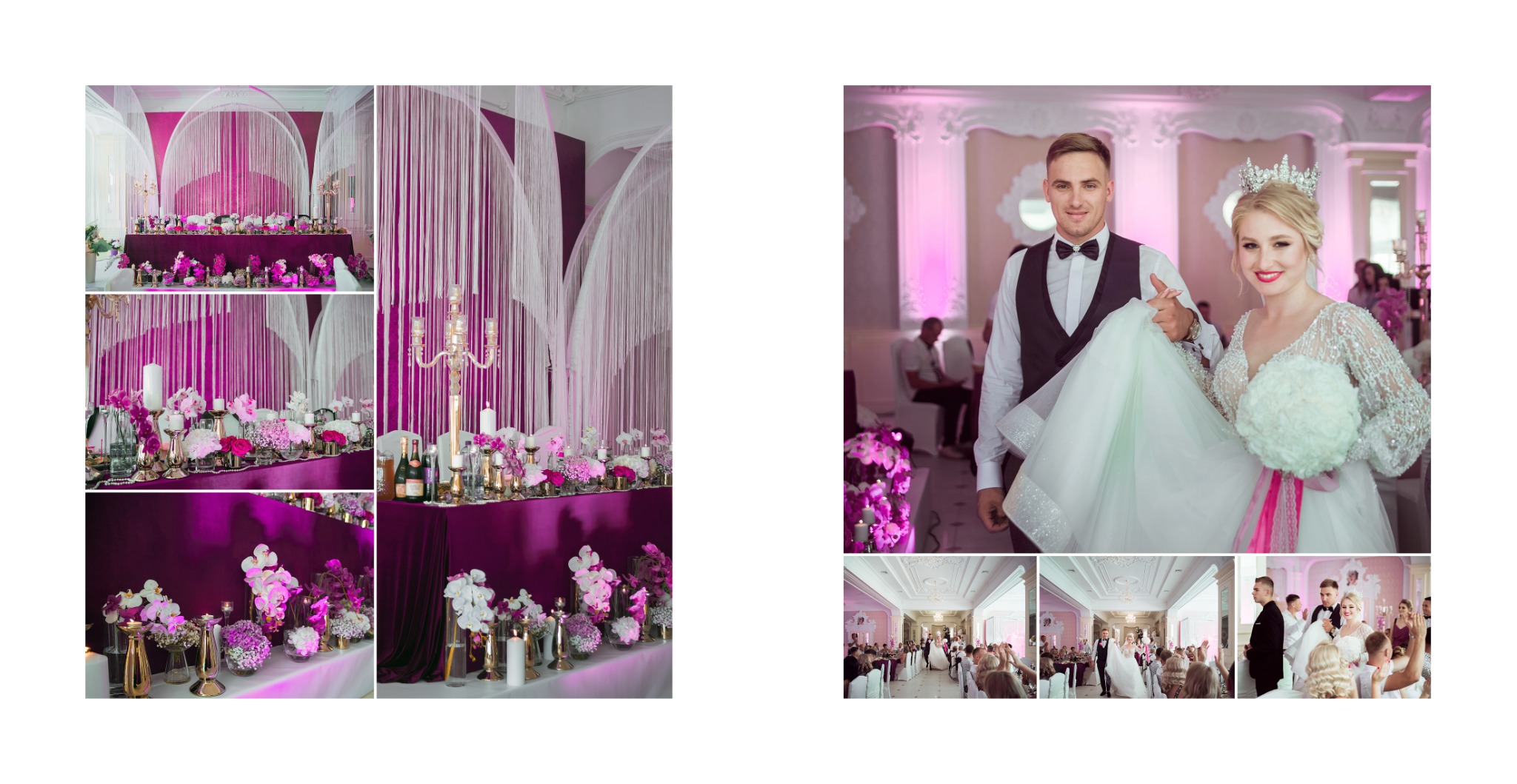 Fotografia ślubna — rozkładówka albumu 10 — Fotogłos