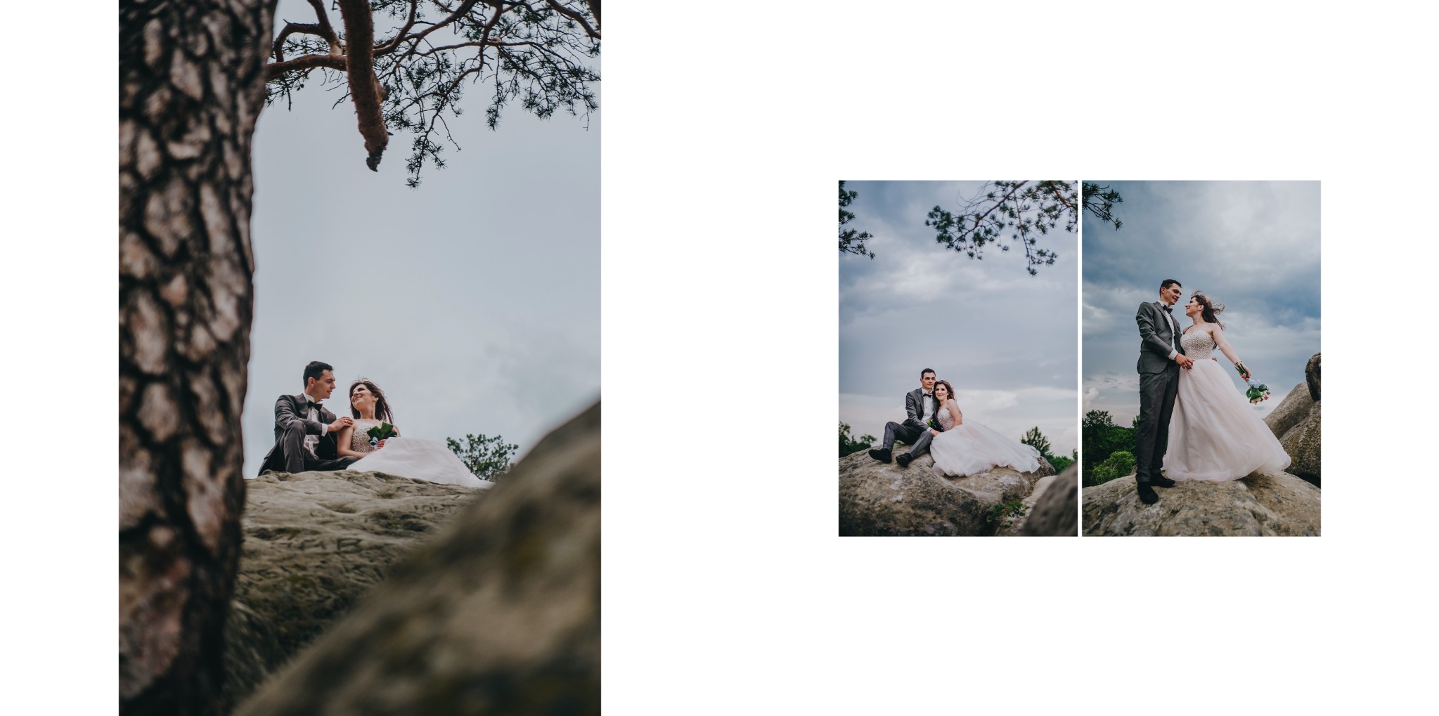 Fotografia ślubna — rozkładówka albumu 19 — Fotogłos